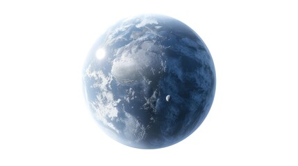 Abstract Digital Illustration of Earth for Artistic and Educational Use