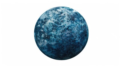 Blue-Green Textured Spherical Object Photo