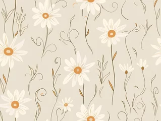 Rolgordijnen Floral pattern © Aline