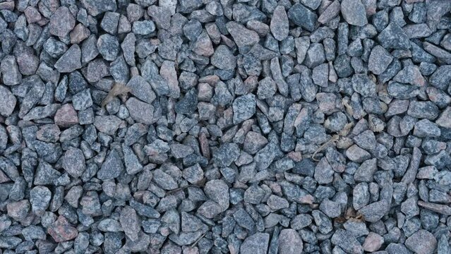 Crushed granite background. Close up.