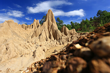 Geological beauty At Sao Din Na Noi Sri Nan National Park, Na Noi district, Nan Province, Thailand 