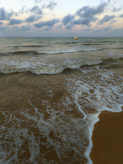 beach at sunset