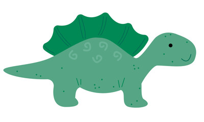 Dino vector illustration. Cute Dinosaur. Vector illustration