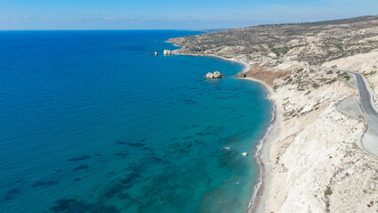 Obraz premium Adonis Felsen rocks, Cyprus.