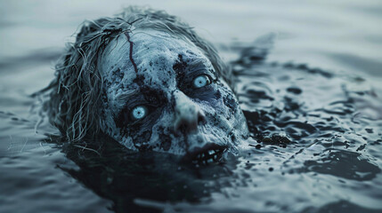Submerged Screams: Zombie in the Water
