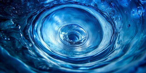 clear pure water whirlpool liquid vortex - obrazy, fototapety, plakaty