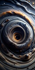 black oil whirlpool liquid vortex