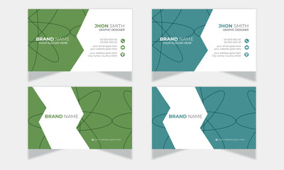 Professional creative company business card.