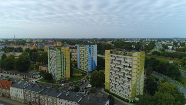 Ksm Na Skarpie Monte Cassino Koszalin Wiezowce Aerial View Poland