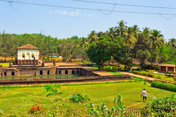 The Safa Shahouri Masjid, Phonda, Goa, India.