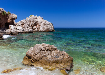 Seashore, Cala della Disa Natural Reserve of the Zingaro, Sicily