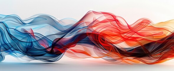 abstract artwork with swirling orange, blue, and black smoke