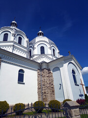 Stara łemkowska cerkiew grekokatolicka położona w pienińskiej wsi Szlachtowa. Czerwiec 2023