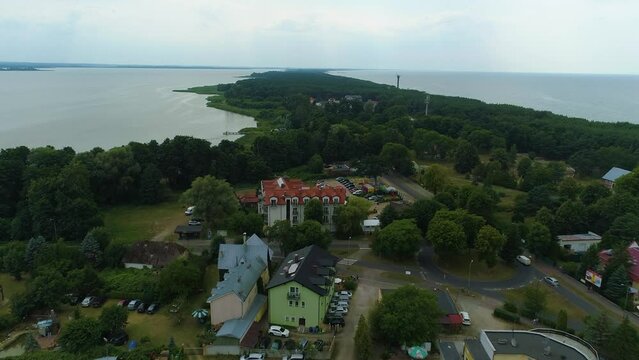 Beautiful Panorama Lake Jamno Lazy Piekna Krajobraz Aerial View Poland