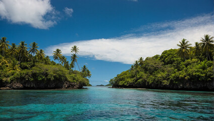 Fototapeta premium Tropical South Pacific Islands 