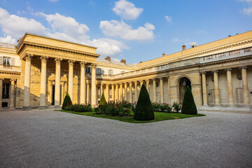 Palace of Legion of Honor (Palais de la Legion d'Honneur) in historic building known as Hotel de Salm (1787). Paris, France. - 782541030