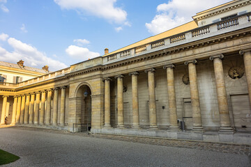 Palace of Legion of Honor (Palais de la Legion d'Honneur) in historic building known as Hotel de Salm (1787). Paris, France. - 782541075