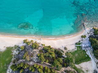 Sithonia coastline near Koviou Beach, Chalkidiki, Greece