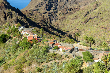 Masca village in Teno mountans on Tenerife - obrazy, fototapety, plakaty