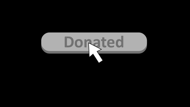 animation of the pointer clicking the donate button