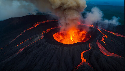 Vanuatu Volcano Lava 