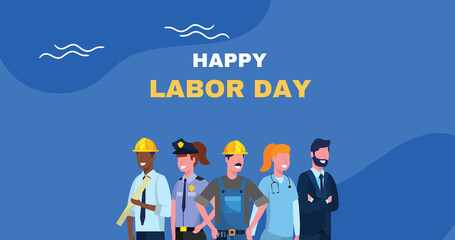 Presentation or Banner background, Celebrating Labor Day, Honoring Hard Work and Dedication