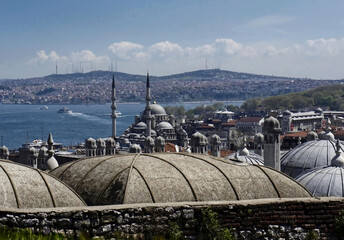 The Mosque of Suleyman the Magnificent, also known as Süleymaniye Camii, is an Ottoman imperial...