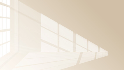 Fototapeta premium 明るい窓の光のベクター背景