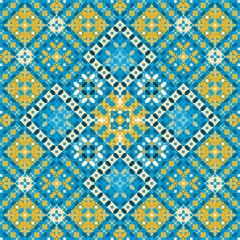 Detailed motif inspired by Moroccan mosaics and arabesque art, Geometric shape, Islamic seamless pattern, a modern and unique Islamic ornament, minimalist mosaic