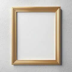 Close-up frame mockup, 3d rendering