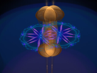 Imaginatory fractal abstract background Image