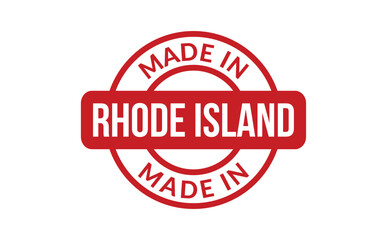 Made In Rhode Island Rubber Stamp