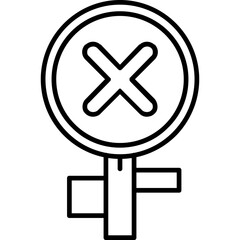Obraz premium Cancel Icon