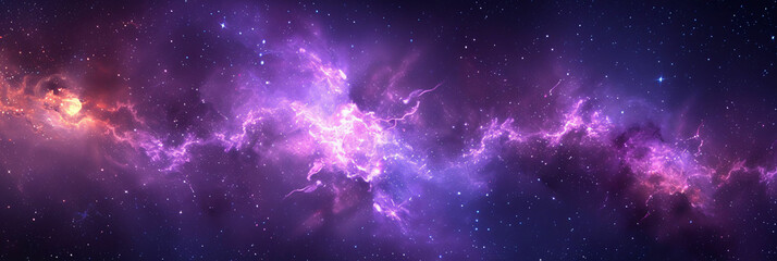 purple nebula starry background wallpaper