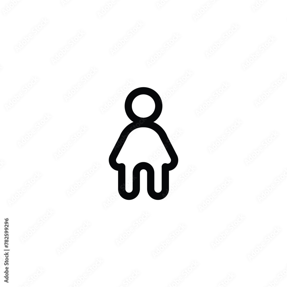 Poster son outline icon pixel perfect vector design good for website and mobile app