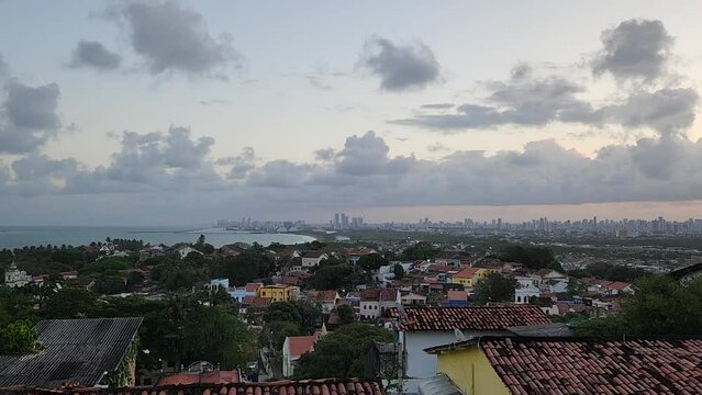 Panoramic view of the city of Recife, Pernambuco - Brazil.
