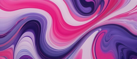 Vivid abstract pink and purple swirling textures fluid art pattern background  - obrazy, fototapety, plakaty