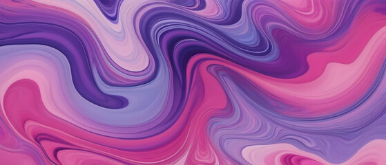 Vivid abstract pink and purple swirling textures fluid art pattern background 