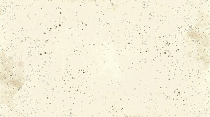 Light cream seamless grain paper texture. Vintage ecru background with dots, speckles, specks, flecks, particles.
