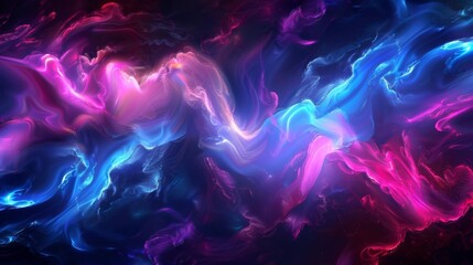 Saturated with intense neon colors this abstract background is sure to make a statement. - obrazy, fototapety, plakaty