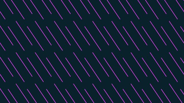 A modern and minimalist seamless pattern of thin, purple lines arranged in a zigzag pattern on a dark background, creating a geometric design