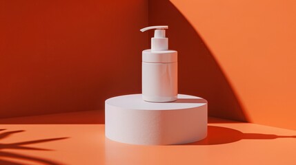 A minimalist representation of one cosmetic product