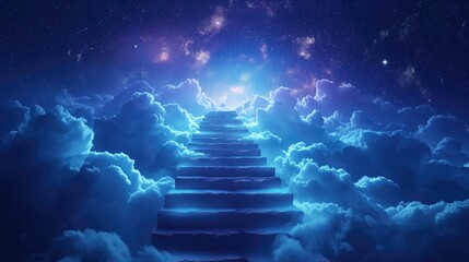 stairway to heaven. Created with Generative AI.	