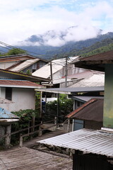 iban longhouse malaysia borneo