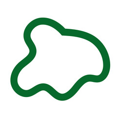 Abstract green lines vector