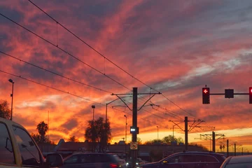 Stof per meter Sunset © Caitlynn
