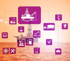 Concept of automation in oil and gas industry - 782628409