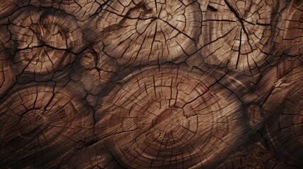 Delve into the organic warmth of a wooden cut texture. Ai Generated