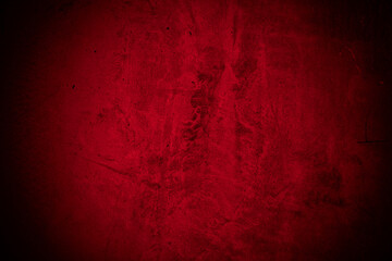 Old wall texture cement black red  background abstract dark color design are light with white gradient background. - obrazy, fototapety, plakaty