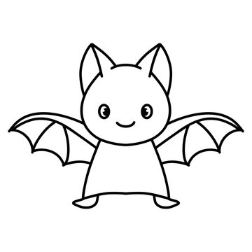 bat animal coloring book